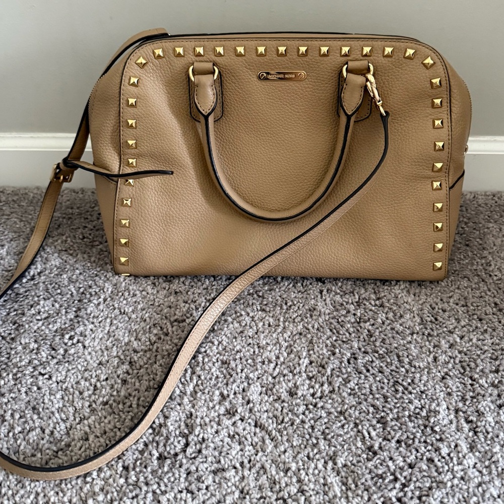 Michael Kors Studded Leather Handbag